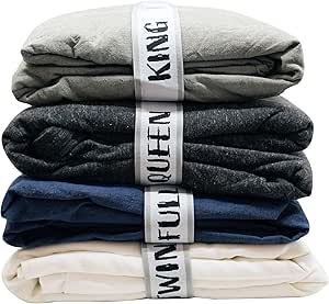 ECOHomes Bed Sheet Organizer and Storage Size Label Bands