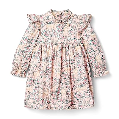 Janie and Jack Unicorn Print Dress (Toddler/Little Kid/Big Kid) Girl