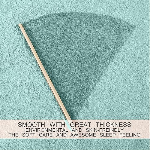 Vista 149 de Hozy - Cobija de forro polar para cama de 330GSM, suave, tela cepillada, muy cálida, para el sofá Gris ceniza