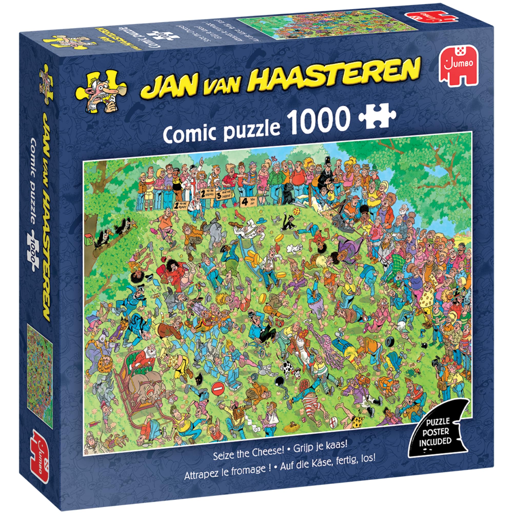 Jan van Haasteren Seize the Cheese Jigsaw Puzzle (1000 Pieces)