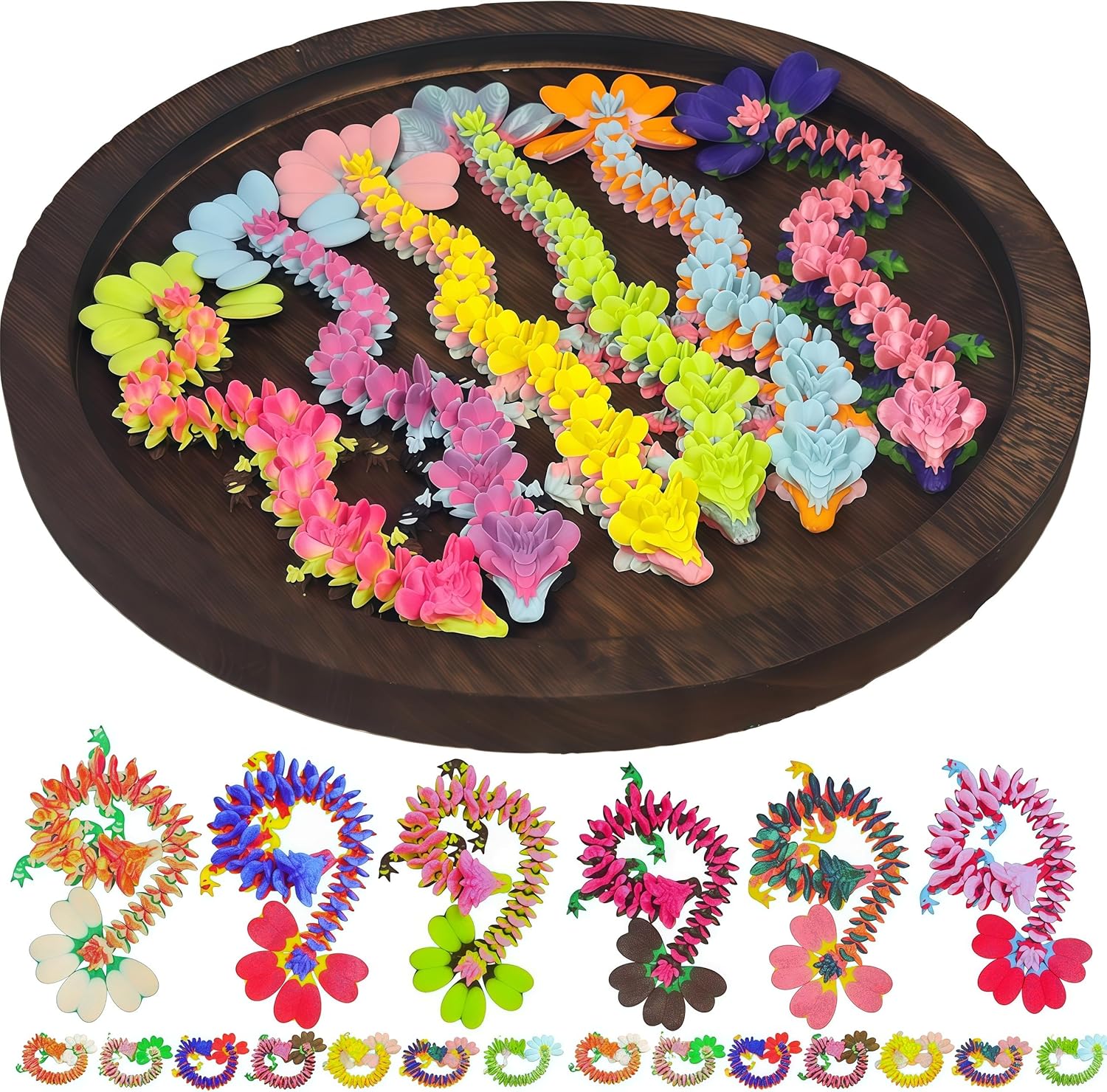 Random 10 PCS 3D Printed Dragon, 8.6" 3D Printed Flexible Articulated Dragon, 3D Printed Animals, Easter Basket Stuffers Essentials Fidegt Toys for Autism/ADHD, Home Office Decor