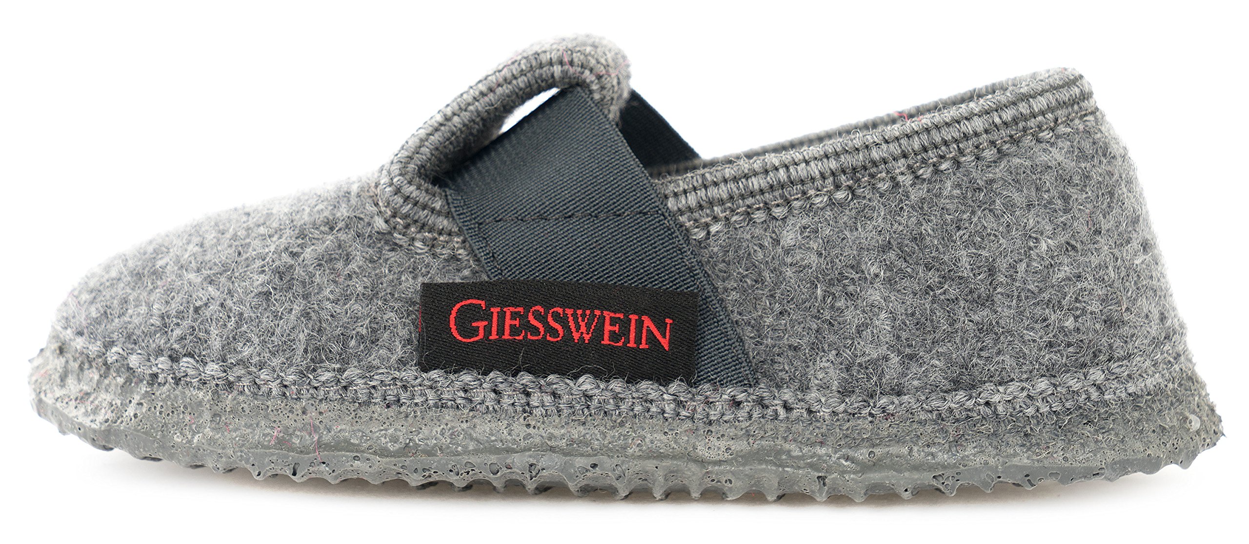 GIESSWEIN Unisex Kinder Türnberg Flache Hausschuhe, Schiefer 017, 24 EU