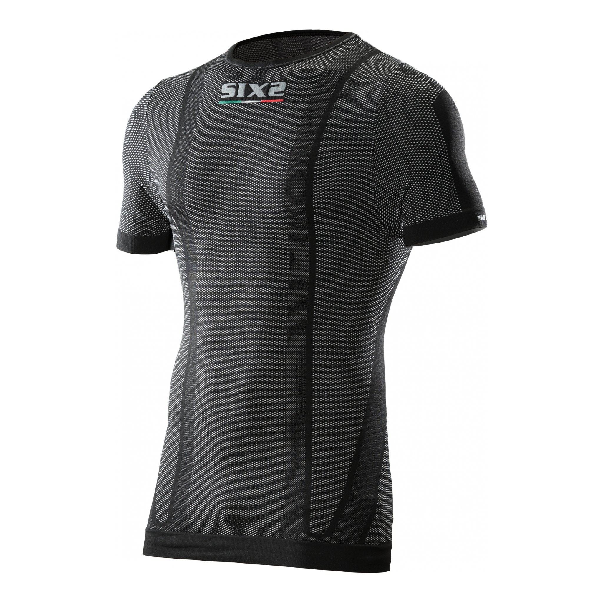 SIX2 T-Shirt MC Superlight BLACK CARBON