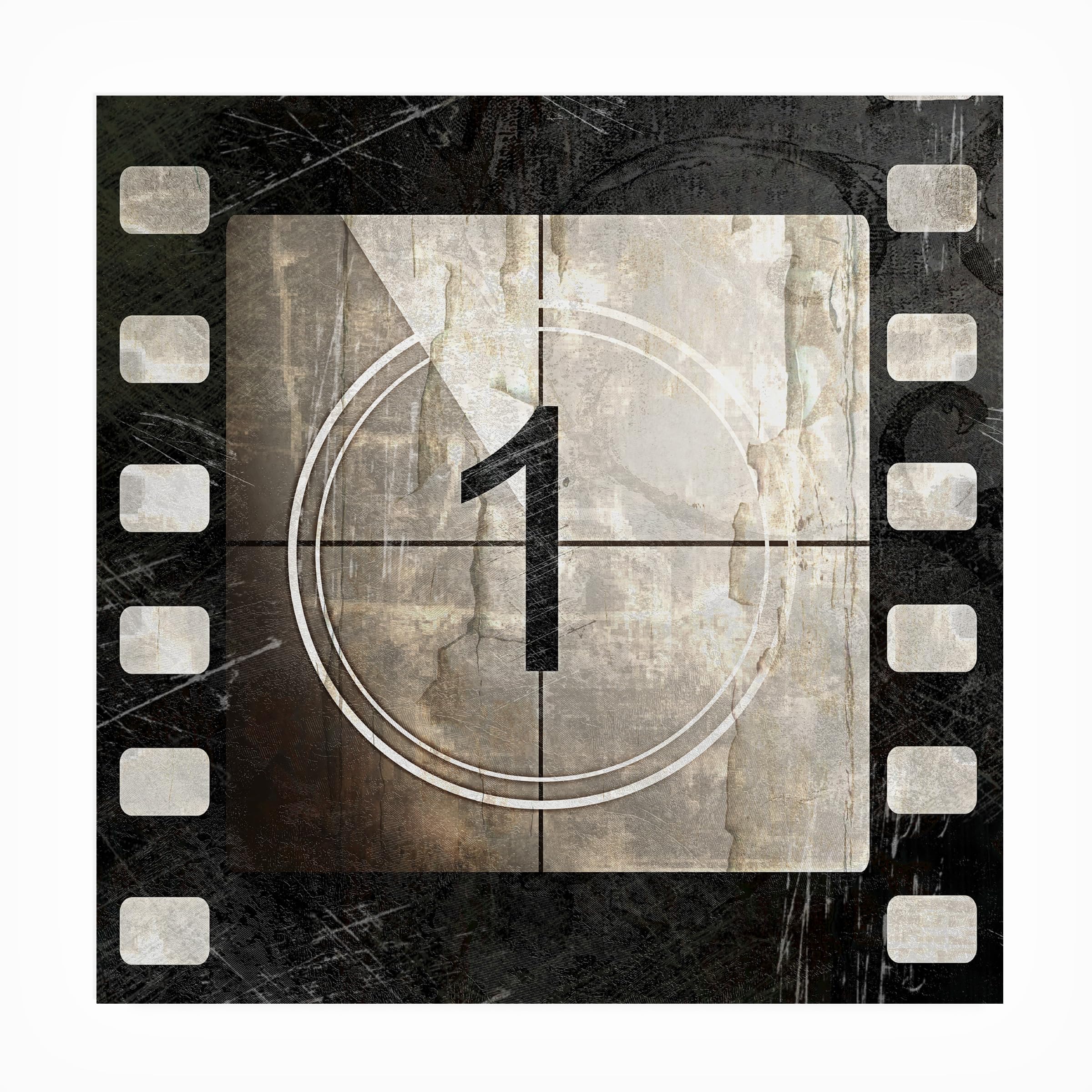 trademark fine art outdoor canvas art - color bakery 'vintage countdown i' wall art for outdoor spaces, patios, or gardens