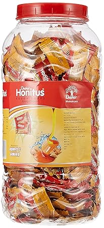 Dabur Honitus Lozenges Jar - 300 Count (Honey Ginger)