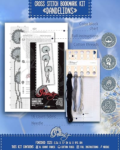 Miniatura 10 de Povitrulya Kits de punto de cruz para adultos o niños "Cactus"  Divertido kit de marcador de bricolaje bordado a mano