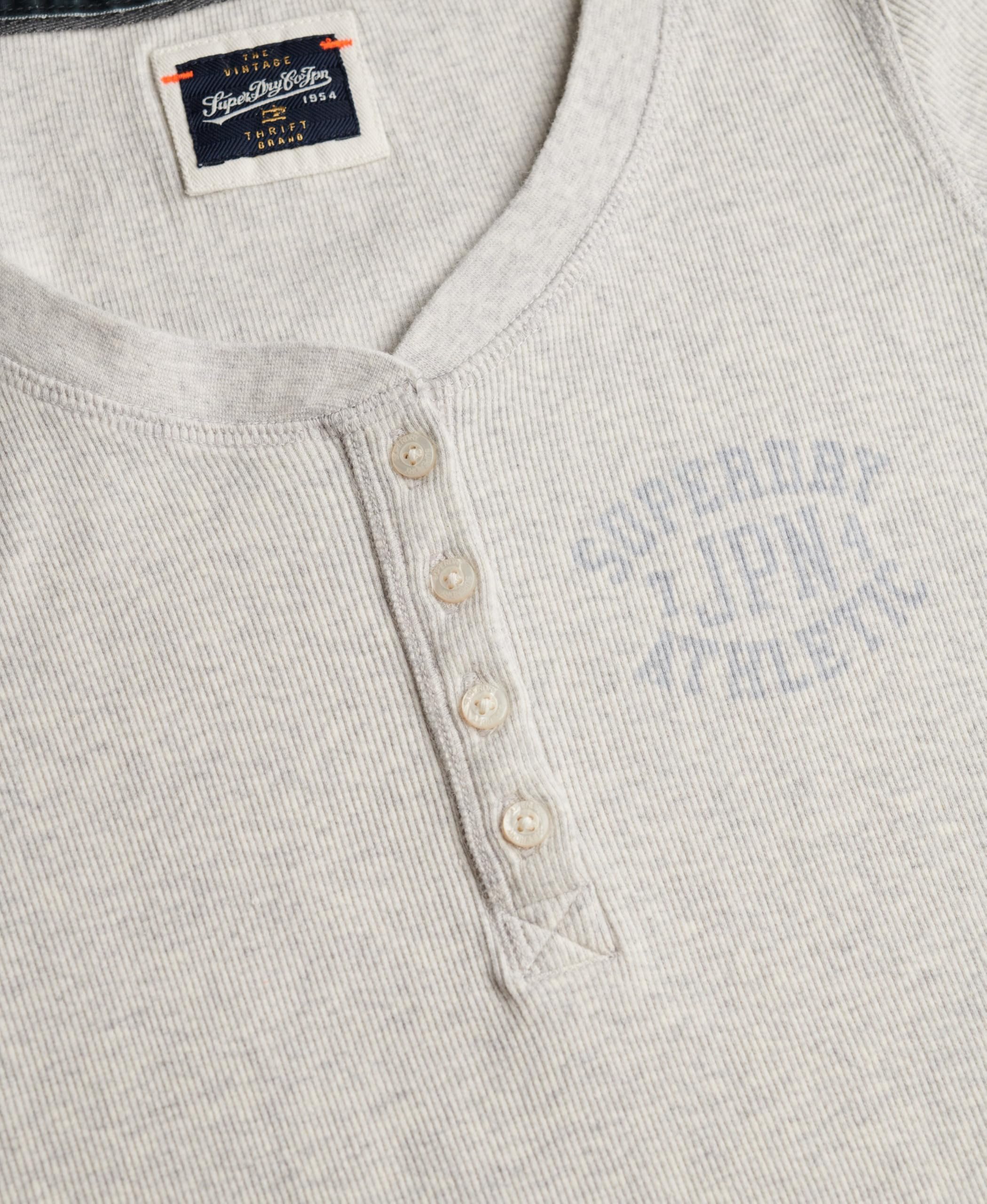 Superdry Damen Athletic Langarmshirt mit Knopfleiste