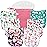 wegreeco Cloth Diapers 6 Pack with 6 Inserts & 1 Wet Bag, Washable Cloth Diapers for Babies, One Size Adjustable Reusable (Flower)