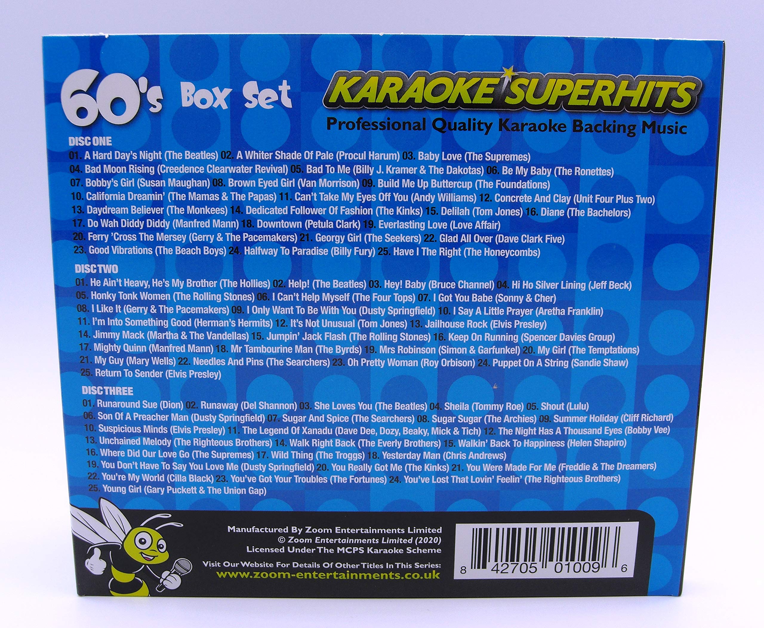 Zoom Sixties Superhits Triple G Set