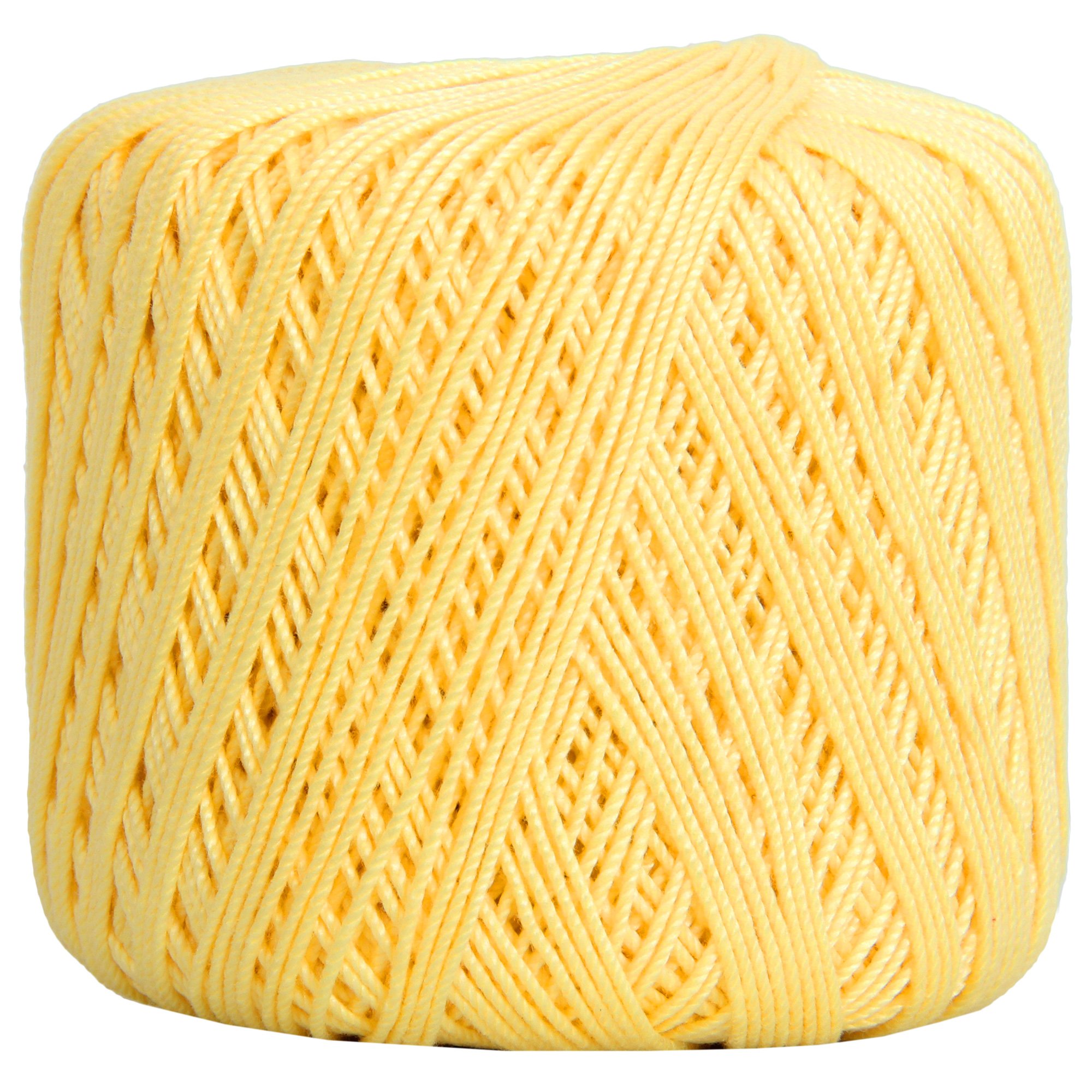 ThreadArt 100% Cotton Crochet Thread Size 3, Lemonade 6