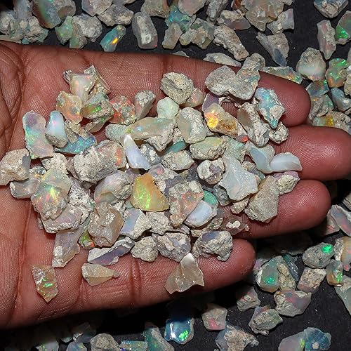 Vista 34 de 100 carats Natural Raw Aquamarine Crystal Gemstone Rough Stone, DIY Jewelry Making, Wire Wrapping, Chakra Healing Crystals, Loose Wholesale Lot