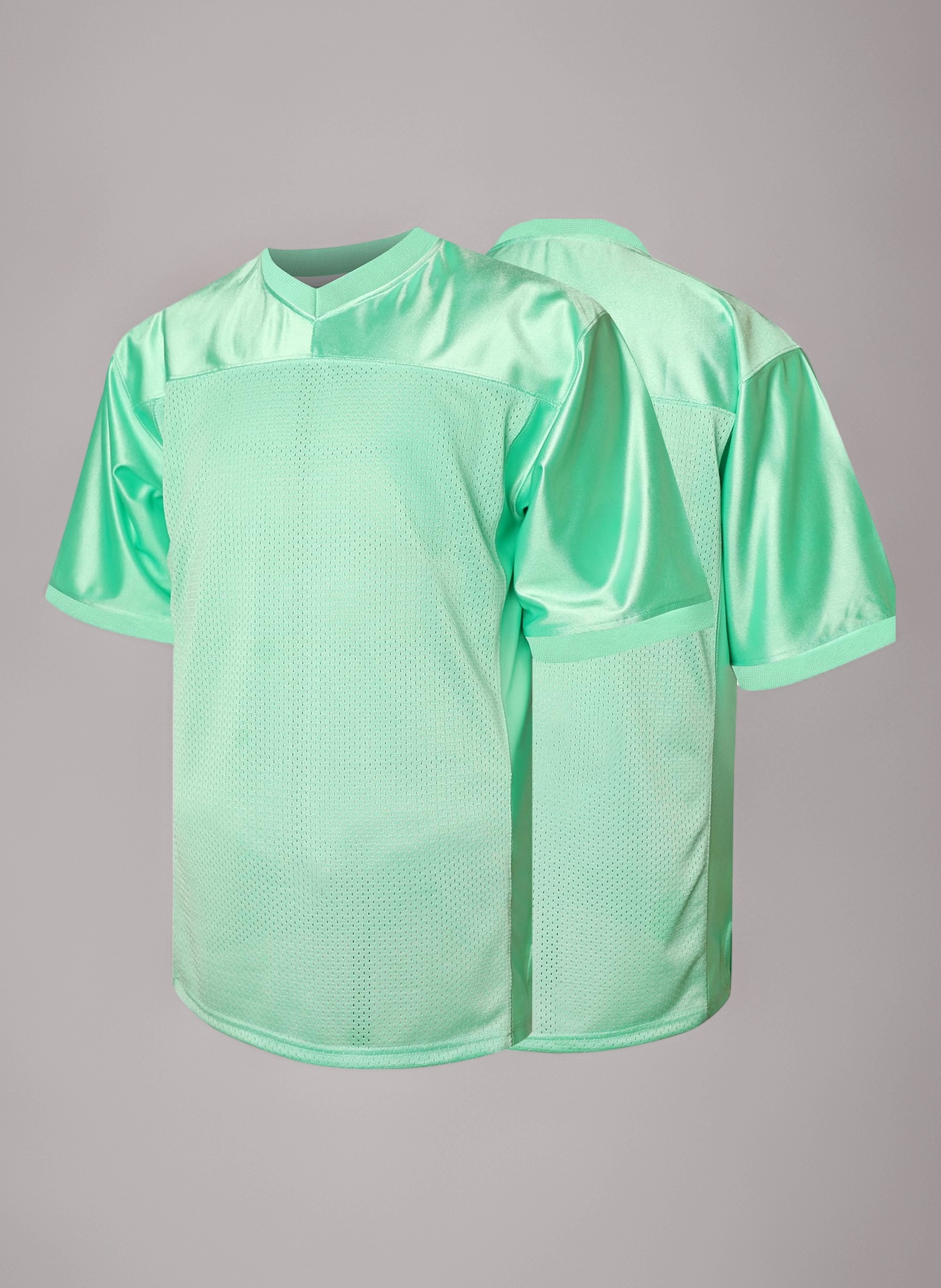 Blank Football Jersey,90s Hip Hop Sports Mesh Practice Plain