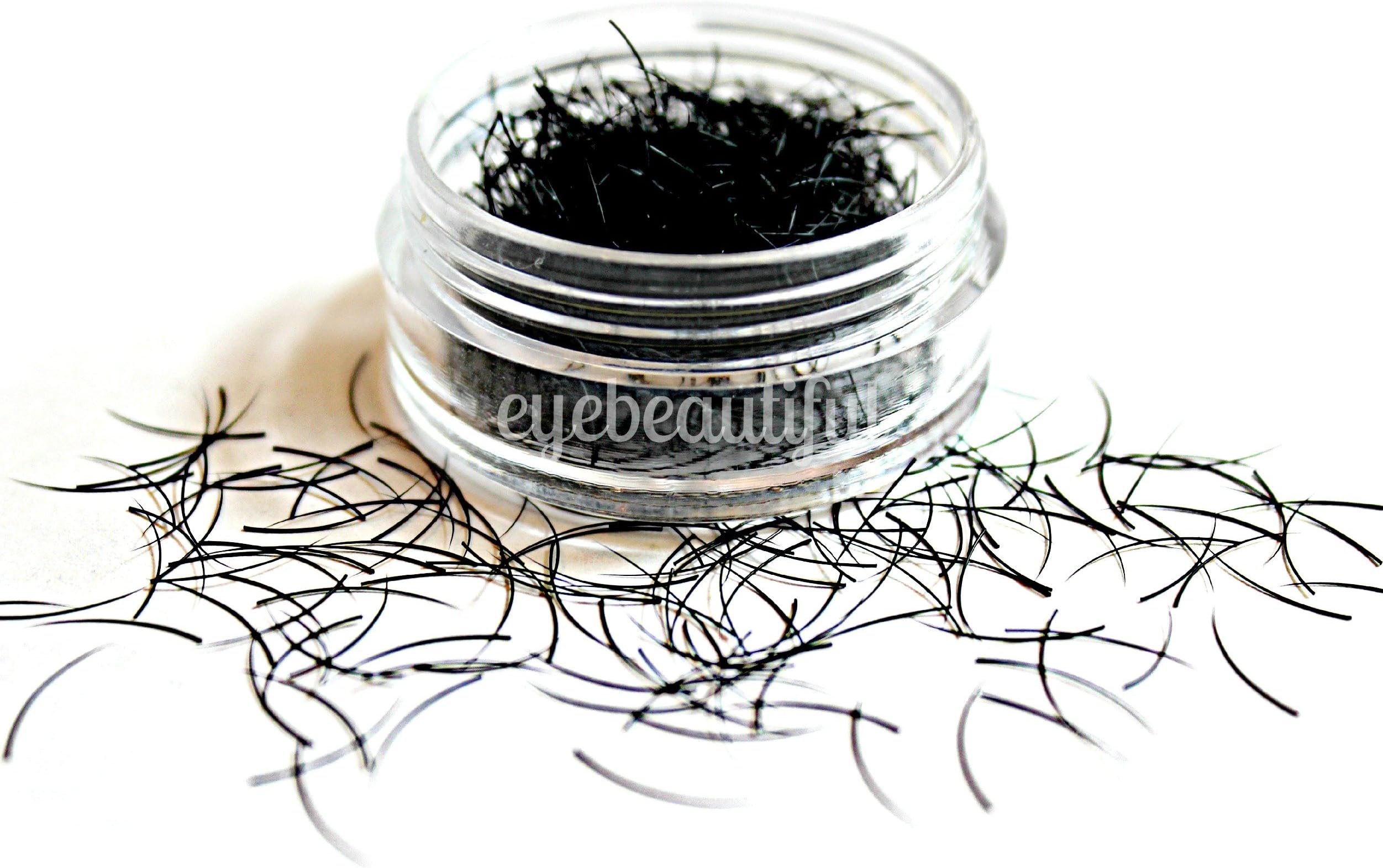 Premium Eyelash Extension Loose Individual Silk Lashes J Curl 0.20mm X 14mm Long