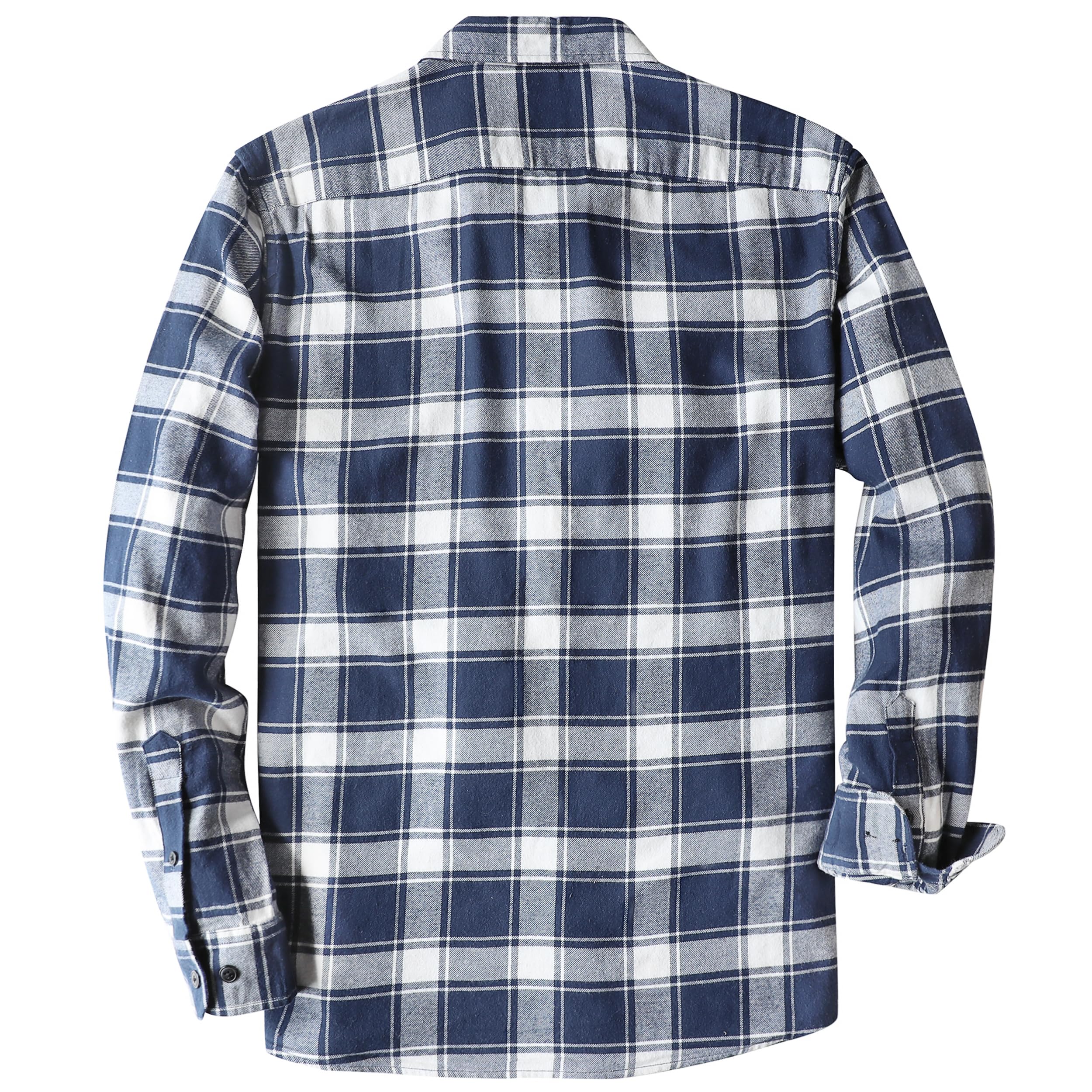 Dubinik® Camicie Flanella Uomo Camicia Flanella Uomo Quadri Camicia a Maniche Lunghe in Pile dalla Regular Fit