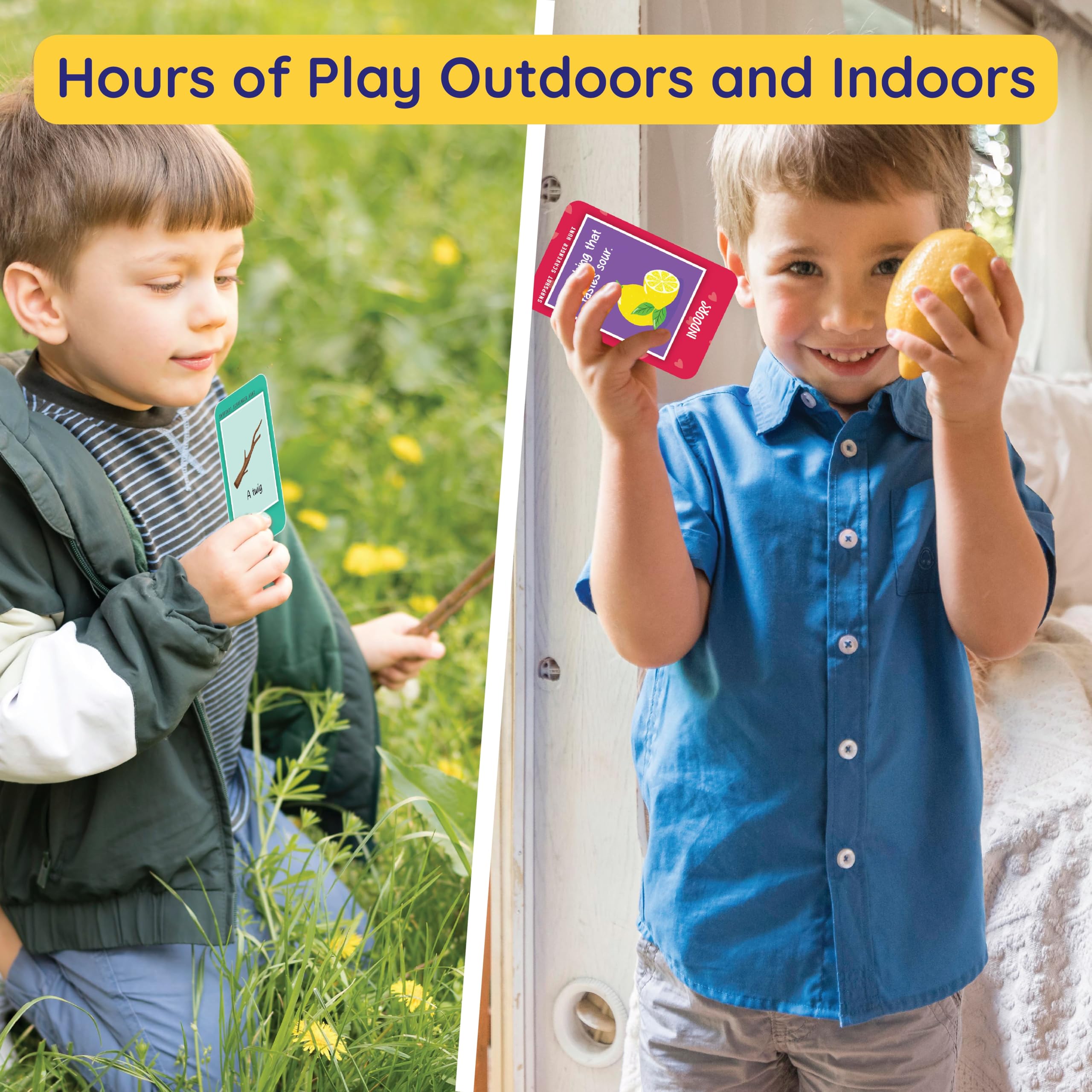 Zicster Snapshot Scavenger Hunt for Kids Ages 4-8, Indoor Outdoor Game. 170+ Objects & Prompts. Find and Seek Scavenger Hunt Card Game. Outdoor Activities and Scavenger Hunt for car Ride - Image 3