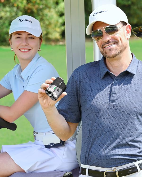 Dormie Golf Rangefinder with Slope,800 Yards Laser Range Finder Golfing,Aluminum Alloy Body,Flag Pole Locking Vibration,Slope Compensation,6X Magnification Rangefinder with Magnet by DORMIE - Used condition - Image 9