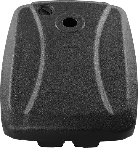 Giantex Fillable Offset Umbrella Base, 210 lbs Umbrella Weighted Stand for Cantilever Umbrella, Filled with Water or Sand, Heavy Duty HDPE Offset Patio Umbrella Base Stand with Wheels for Lawn Garden