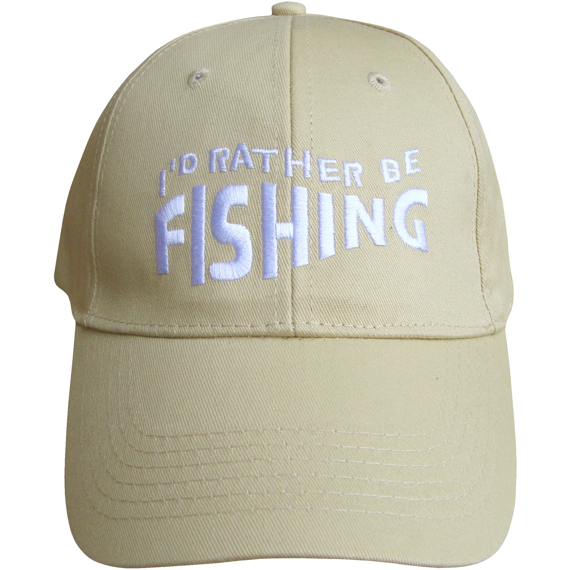 TeddyT's Men's Novelty I'd Rather Be Fishing Summer Baseball Cap Sun Hat