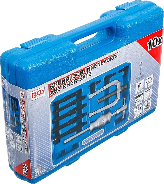 BGS 7710 Base Hole Bottom Bearing Puller Set 10 Pieces