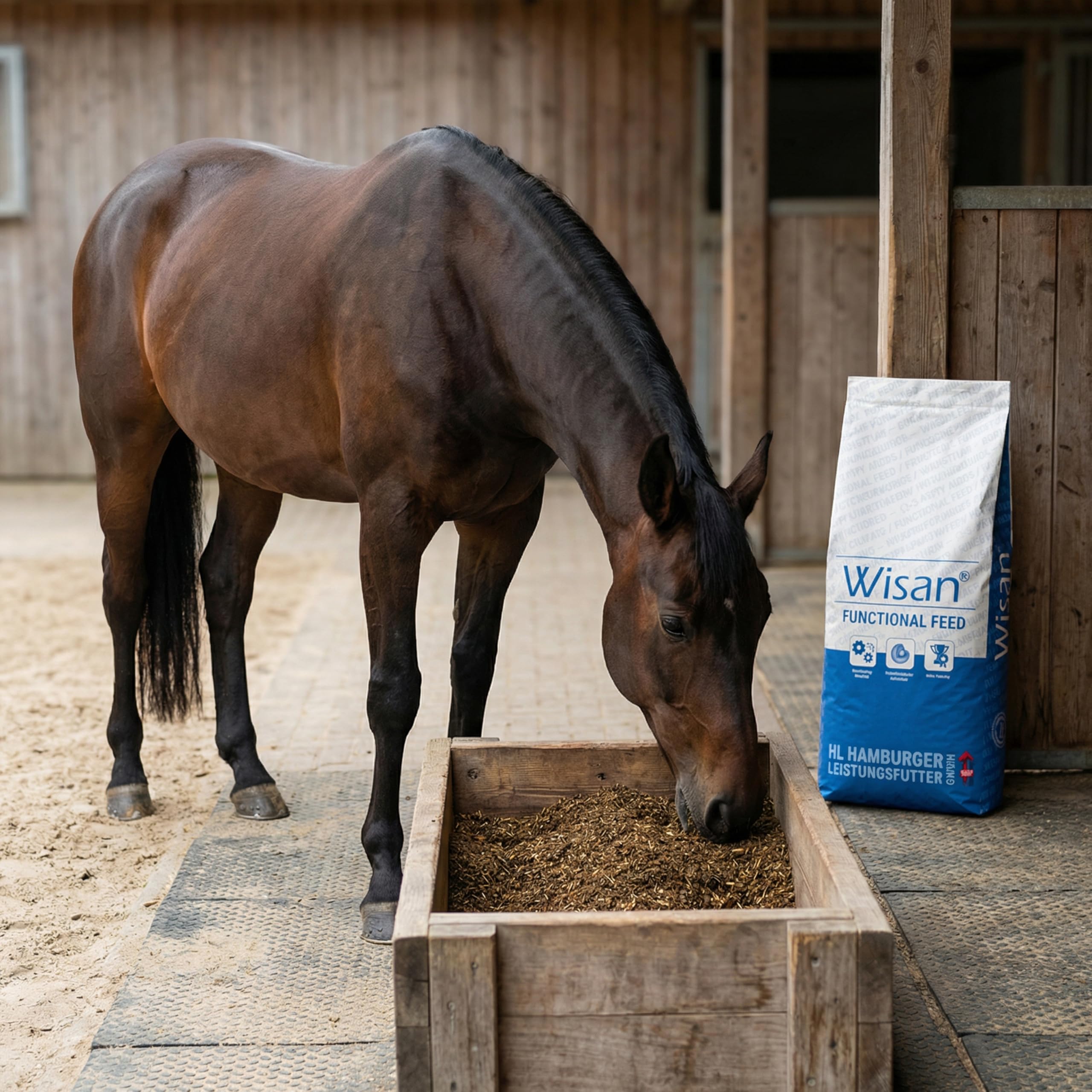 PANTO Pferdefutter Wisan-Lein 25 kg – Kraftfutter mit Omega-3 & Leinsaat | Verdauungsförderndes Kraftfutter mit Omega-3-Fettsäuren & Leinsaat – funktionales Futter für die Muskulatur