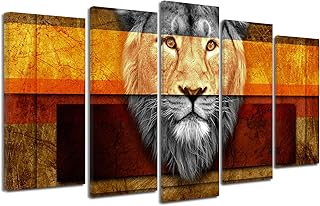 DECLINA, Quadro Decorativo da Parete per Soggiorno, Tela Stampata, Quadro Decorativo, Motivo: Savana Africana, 150 x 80 cm, Canvas, 150x80 cm
