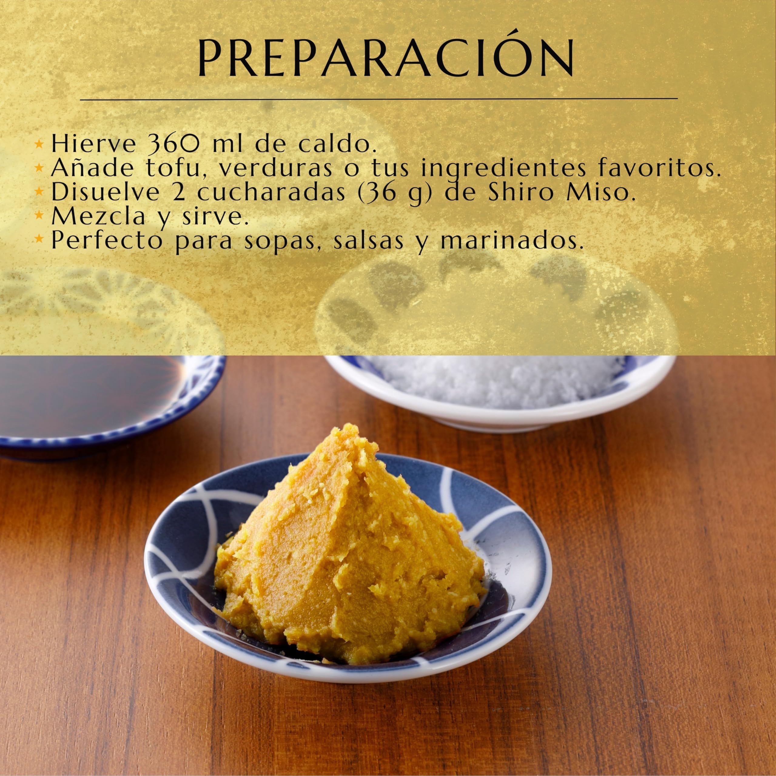 Shiro Miso Japonés 300g – Pasta de Soja Fermentada Suave – No GMO – Ideal para Sopa Miso, Salsas y Recetas Japonesas – Importado de Japón - Pack Laborawi (2 x 300g)