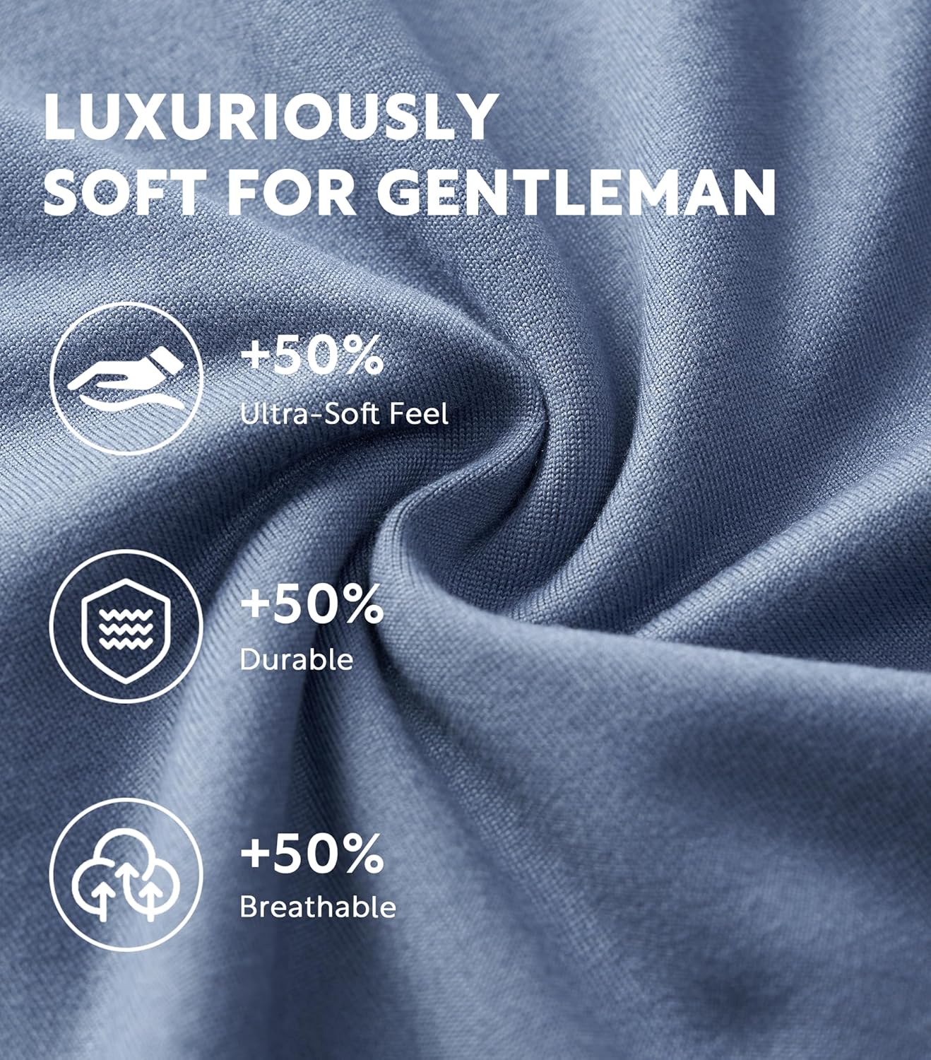 DAVID ARCHY Mens Pajama Pants, Men's Pj Sleep Pants Pajama Silky Soft Lightweight Lounge Pants with Pocket 2 Pack - Image 2