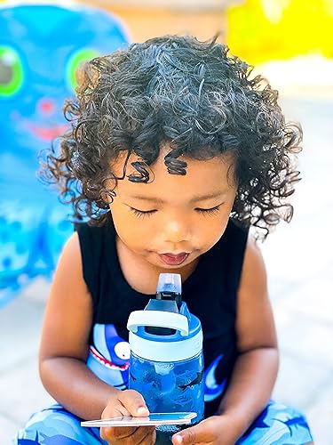 Miniatura 9 de Contigo Botella de agua con pajita AUTOSPOUT fácil de limpiar para niños sin BPA, botella de agua robusta 100% a prueba de fugas fácil de limpiar