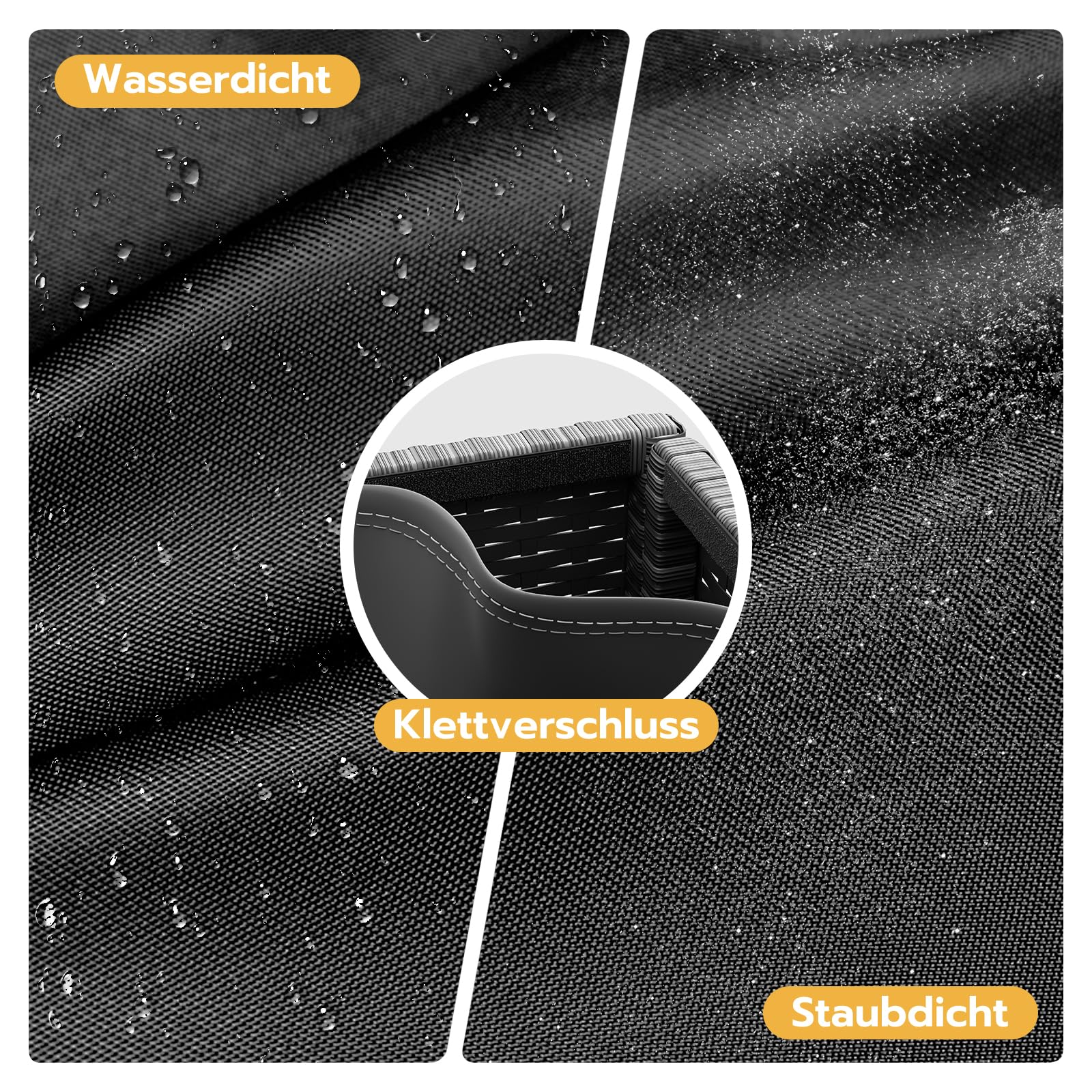 UDPATIO Gartenbox Wasserdicht 480L mit Rollen, Aufbewahrungsbox Garten, Auflagenbox Wetterfest, Kissenbox Outdoor mit Deckel, Gasdruckfedern, ideal für Garten, Terrasse & Balkon | Grau