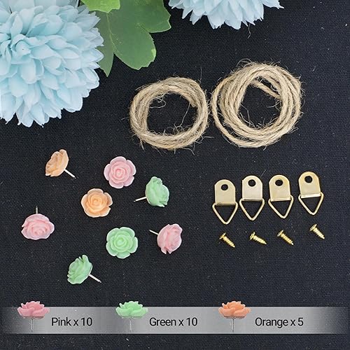 Miniatura 7 de AKTOP Paquete de 2 tableros de corcho negro con lino de 16.7 x 11 pulgadas, pequeño tablero de anuncios enmarcado para pared, tablero de fotos