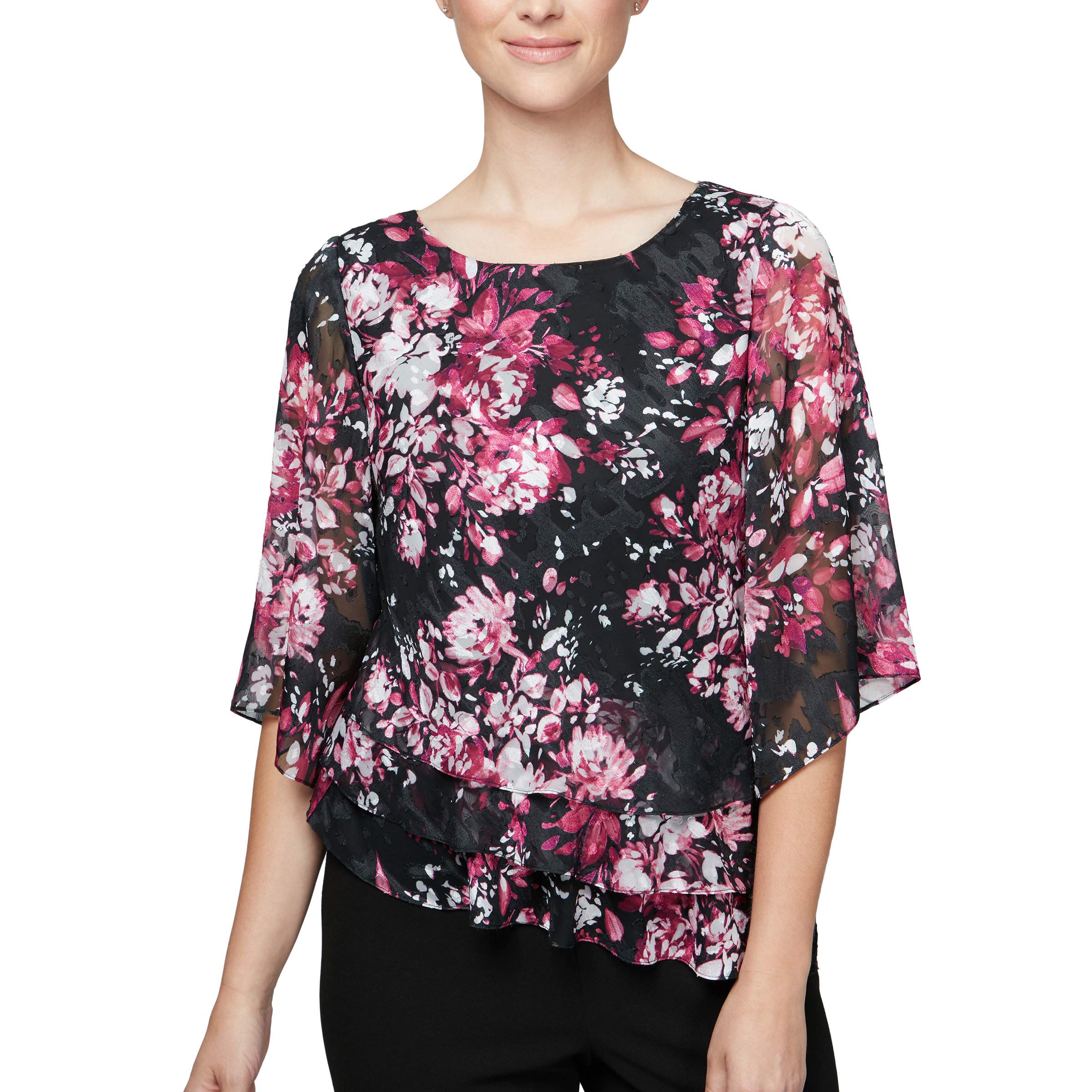 chiffon blouses amazon