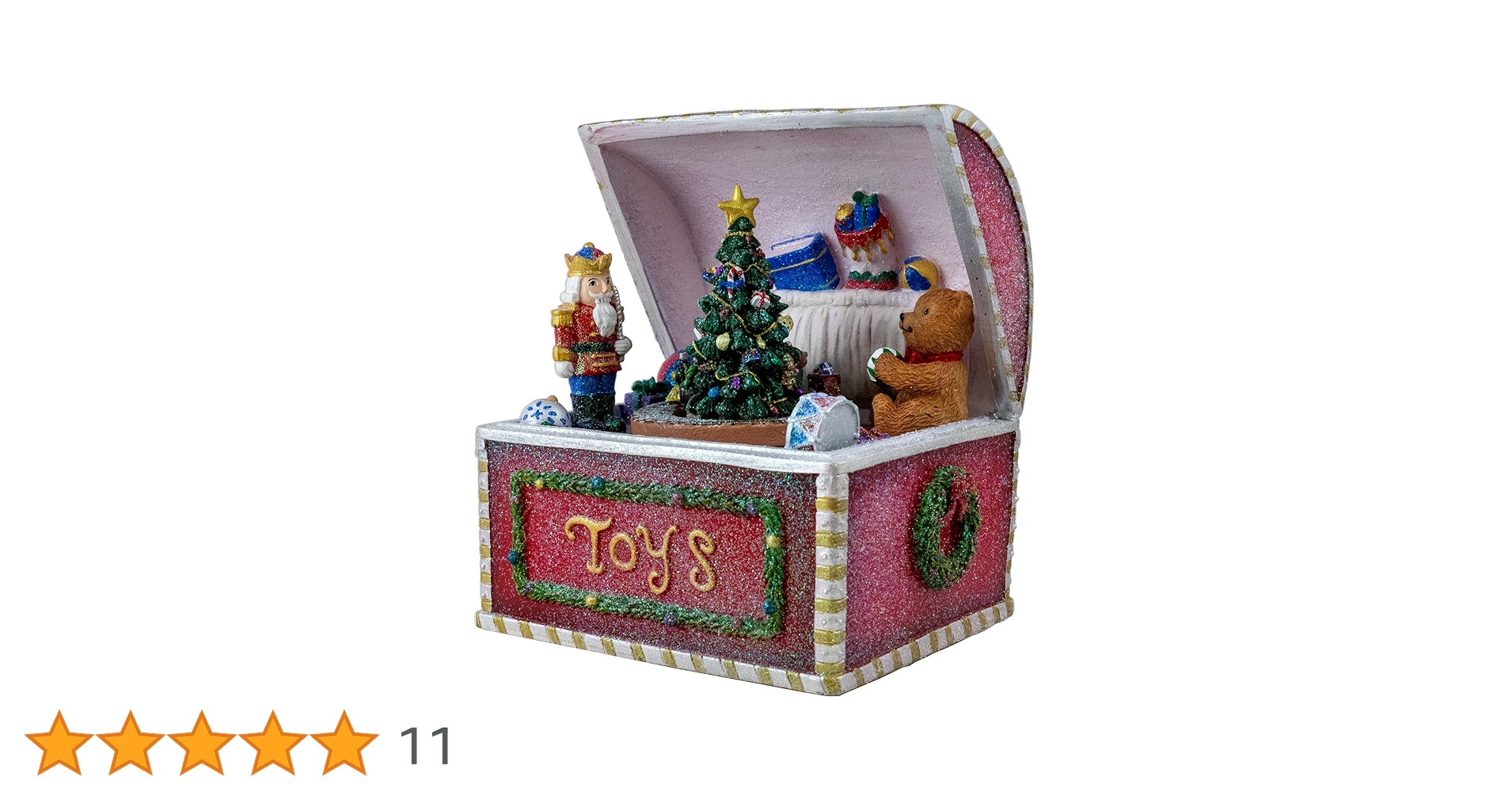 Amazon.co.jp: サンフランシスコオルゴールのクリスマスおもちゃ箱回転