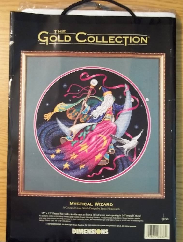 SALE‼️ウィストミンスター クリスタルアート 94×44cm Amazon.com: The Gold Collection ~ Mystical Wizard ~ a Counted