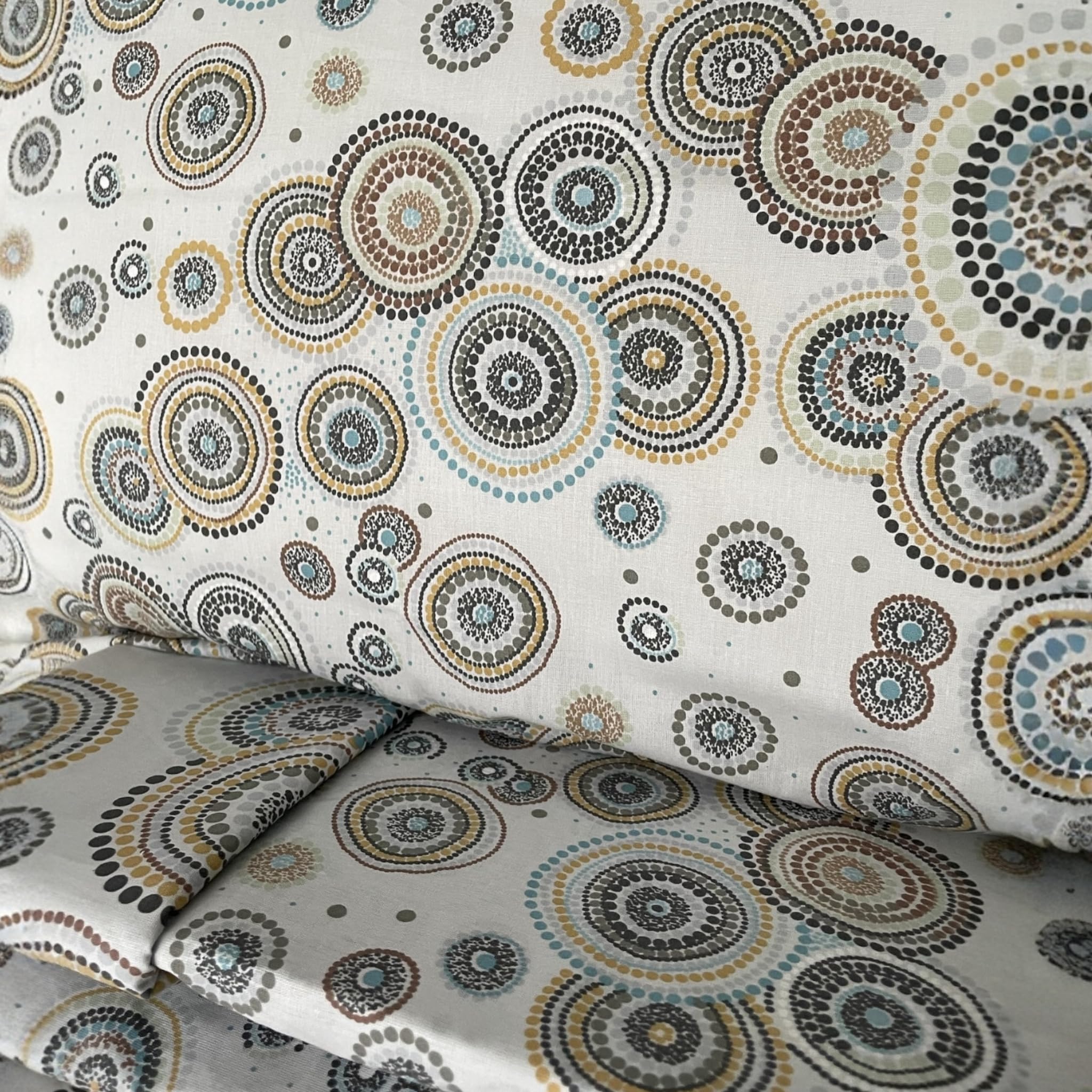 Completo Lenzuola Matrimoniali in Cotone letto due piazze Art. Dea (Grigio)