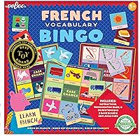 Vista 4 de eeBoo: French Vocabulary Bingo for Kids Ages 5+, A Fun Kids Learning Game That Cultivates Conversation & Practicing a New Language