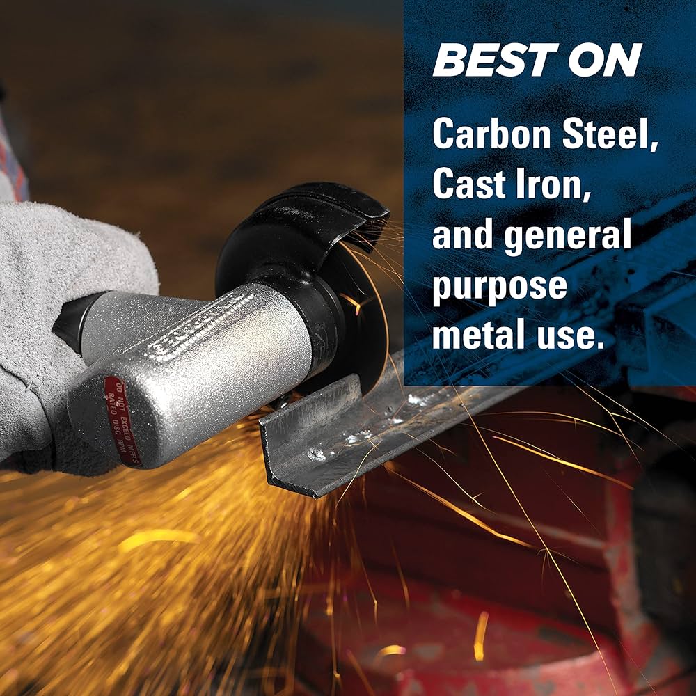 Weiler 56091 3" X 1/16" Wolverine Type 1 Cut-Off Wheel, A36T, 3/8" A.H. 10 Pack