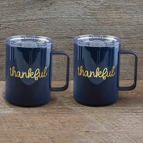 Miniatura 9 de Cambridge Silversmiths Hello Fall - Juego de 2 tazas de café aisladas de 16 onzas, 0