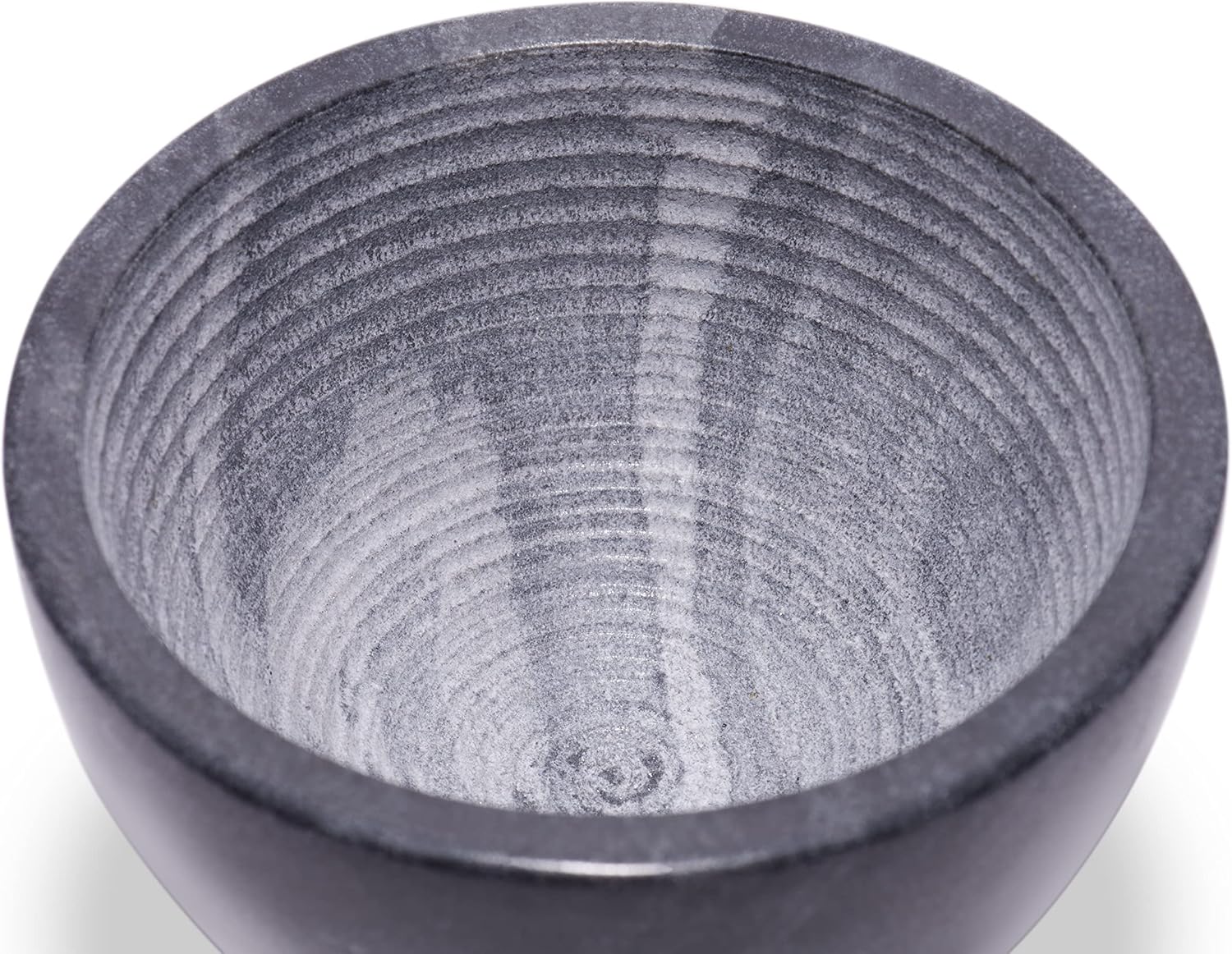 Beau Brummell The Original Marble Shaving Soap Bowl Handmade from 100% Natural Marble with Interior Grooves for Maximum Lather | Heat Retaining Stone Provides a Luxurious Hot Shave Experience