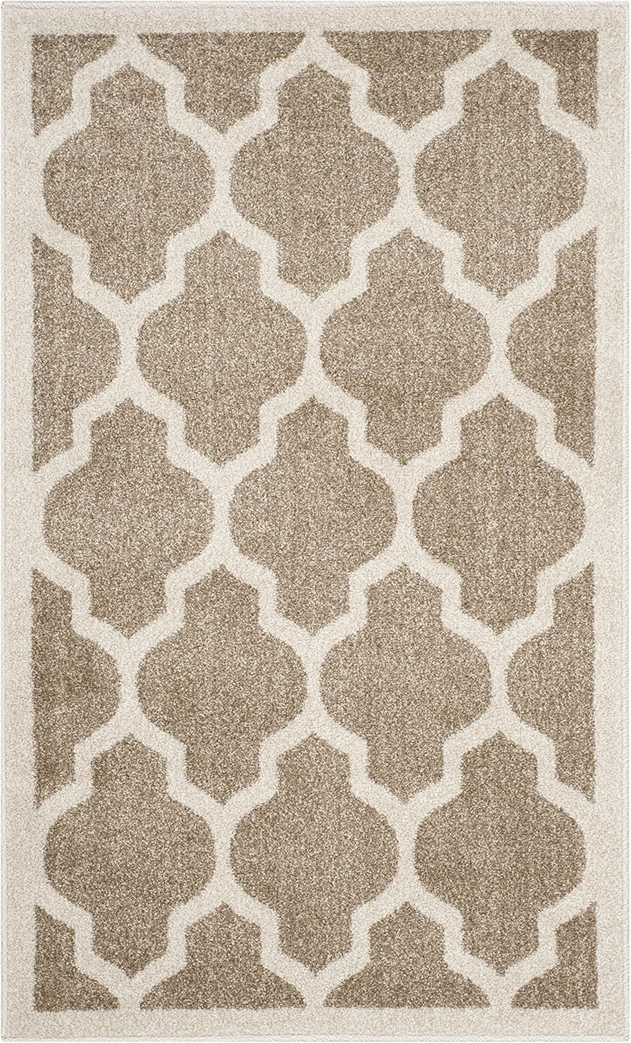 SAFAVIEH Amherst Collection Accent Rug – 2’6″ x 4′, Wheat & Beige, Moroccan Trellis Design, Non-Shedding & Easy Care, Ideal for High Traffic Areas in Entryway, Living Room, Bedroom (AMT420S) SAFAVIEH Amherst Collection Accent Rug – 2’6″ x 4′, Wheat & Beige, Moroccan Trellis Design, Non-Shedding & Easy Care, Ideal for High Traffic Areas in Entryway, Living Room, Bedroom (AMT420S)