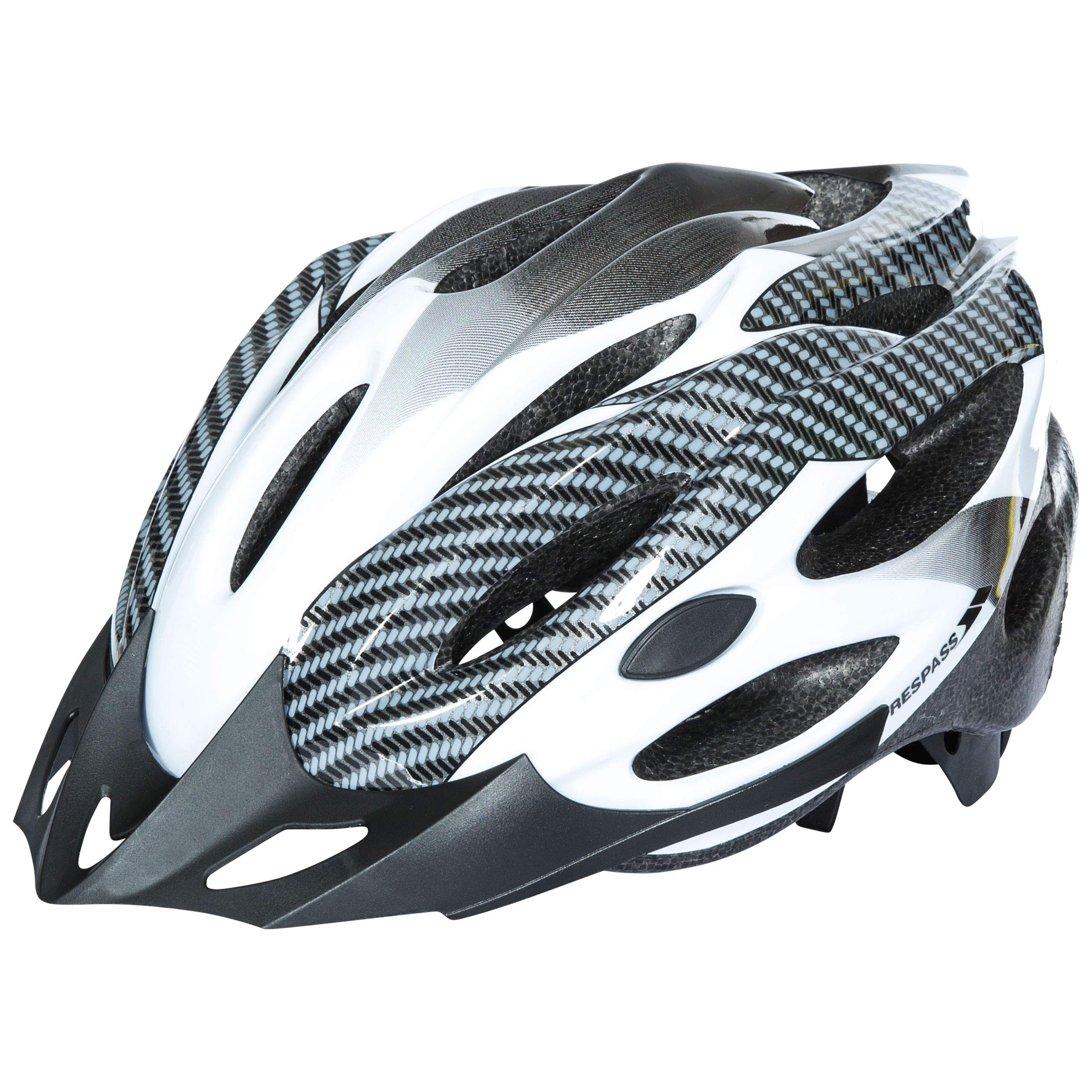 Trespass Men's White Adults Unisex Crankster Cycling Helmet (S/M) (White) Medium