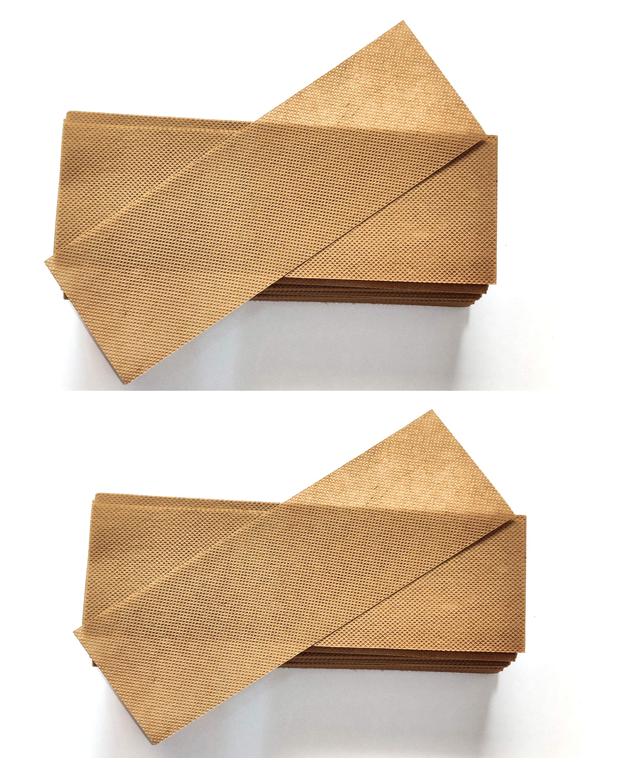 QAKVI® Plain Waxing Strips - 140 Pieces (Beige)