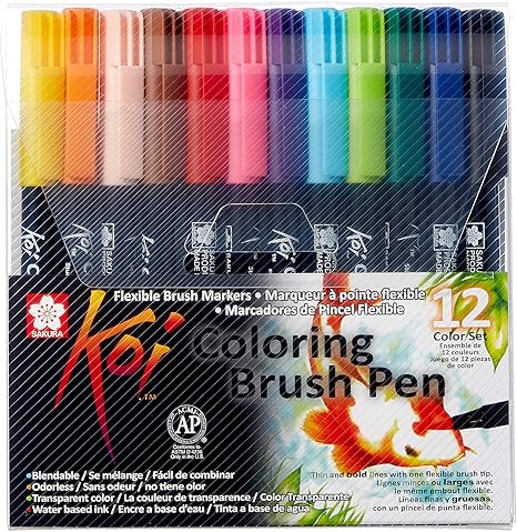 koi sakura brush pen