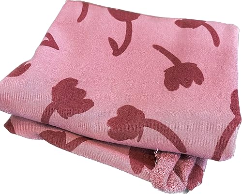 ISEE FABRIC - Tela floral de The Yard - Tela de rizo orgánico - Suministros de costura - Hecho en Estados Unidos - Tela de algodón - Ropa de bebé -