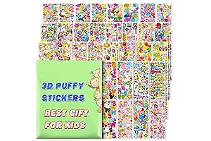 3200+ Colorful 3D Puffy Kids Stickers