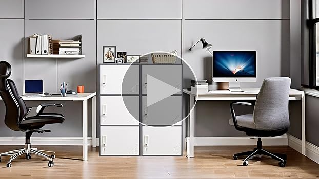 Amazon.com: iCHENGGD 3 Door Metal Locker Steel Storage