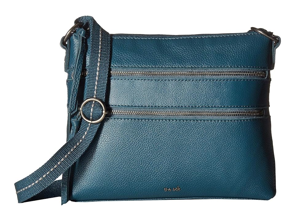

The Sak Reseda Leather Crossbody (Lapis) Cross Body Handbags, Navy