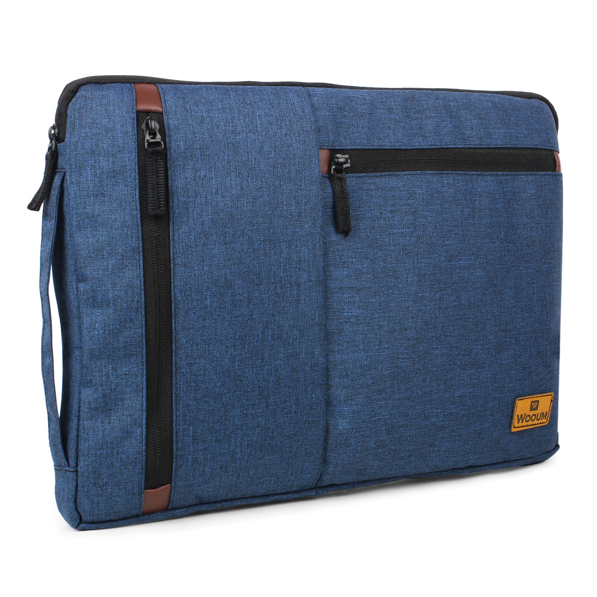 Wooum Water Resistance 15.6 Inch Laptop Sleeve/Laptop Case/Laptop Cover/Laptop Protective Pouch for MacBook Ultrabook Notebook up to 15.6 inch (Blue)
