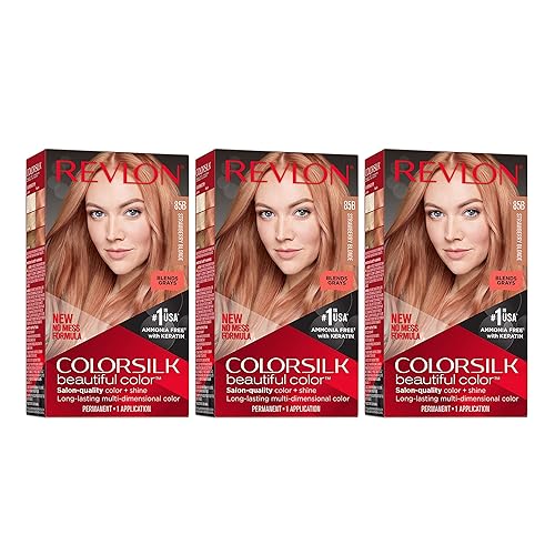Miniatura 261 de Revlon Colorsilk Beautiful Color - Tinte permanente para el cabello con queratina, 100 % cobertura de las canas, sin amoníaco, negro 10