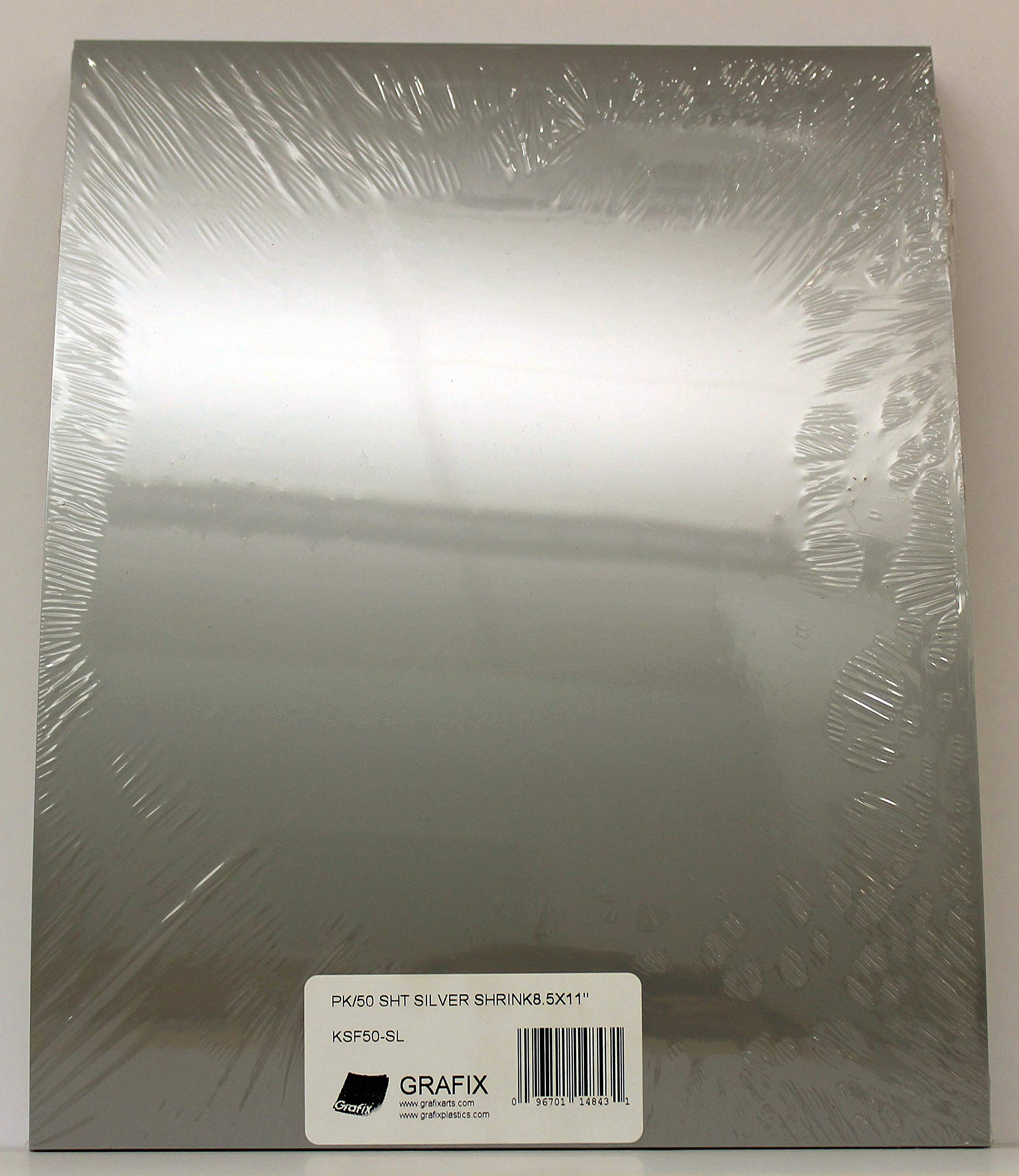 GrafixKSF50-SL Shrink Film, Plastic, Sliver