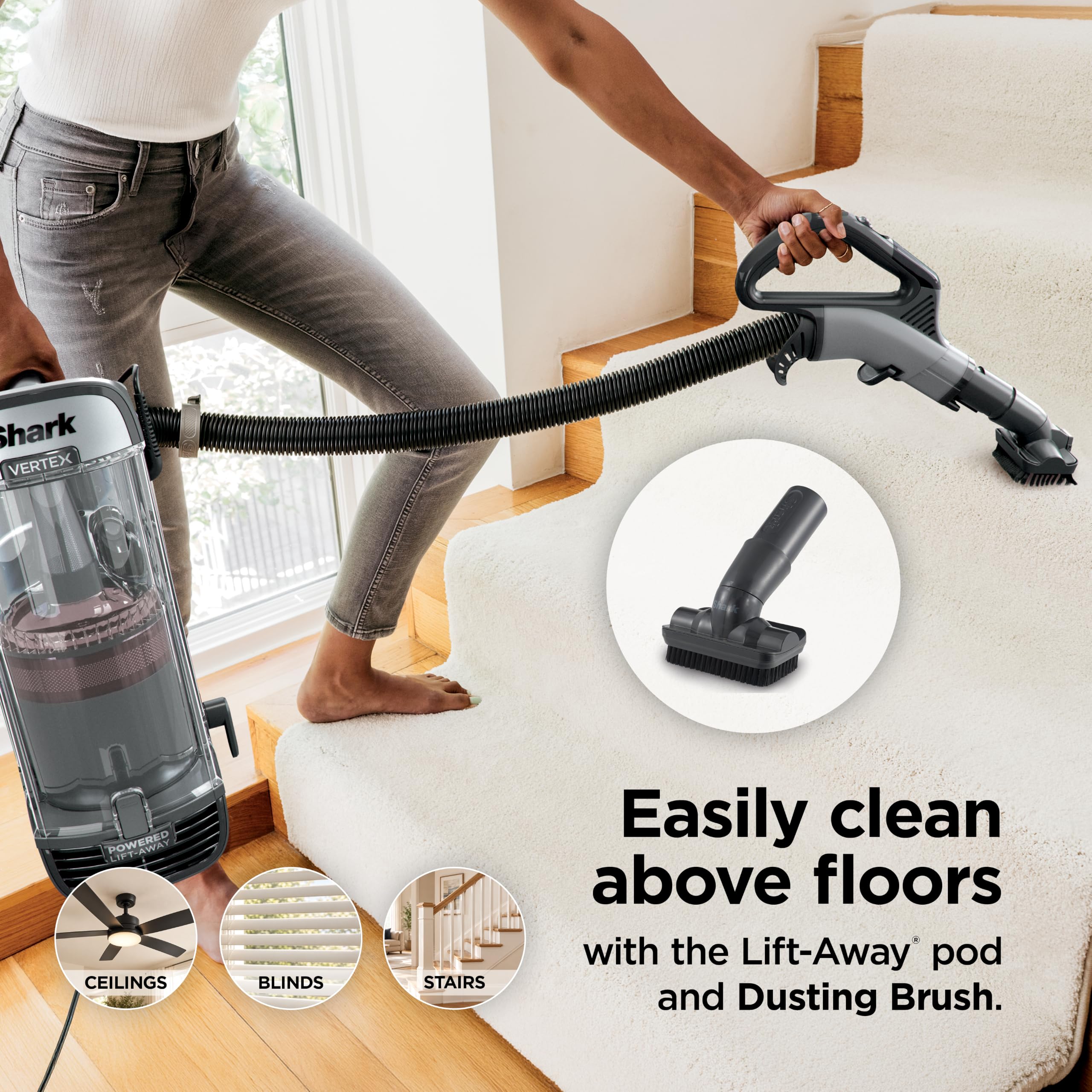 Shark Vertex Vacuum - Lift-Away & Powerful Cleaning -5